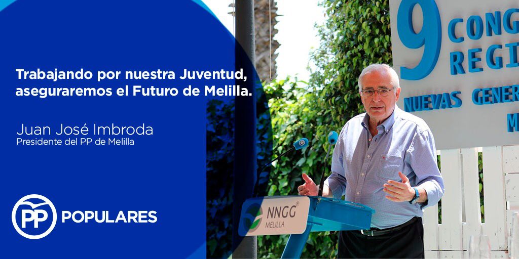Trabajando por nuestra juventud, aseguramos el futuro de Melilla. 
