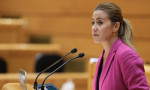 Sofia Acedo en el Pleno del Senado, en el debate de una moción consecuencia de interpelación, que ha sido rechazada con el voto en contra del PSOE.