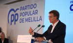 Feijóo dio la enhorabuena “merecida, sentida y conseguida mucho tiempo” a Imbroda: “Su proyecto es el de Melilla”. Durante la clausura del XIII Congreso del PP de Melilla.