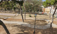 El Parque Lobera parece un desierto. 