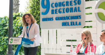 “Detrás del Partido Popular y de NNGG hay grandeza, y ello es gracias a todos los afiliados y simpatizantes, porque gracias a ellos podremos trabajar y seguir adelante, sin que nada nos pare, como dice el lema de este IX Congreso y porque Melilla tiene fu