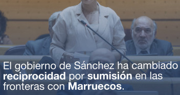 Marruecos persiste en asfixiar a Ceuta y Melilla y lo hace con la connivencia del señor Sánchez. Con la connivencia de su Gobierno.