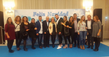 Los jóvenes de NNGG del PP de Melilla presentes en la Copa de Navidad