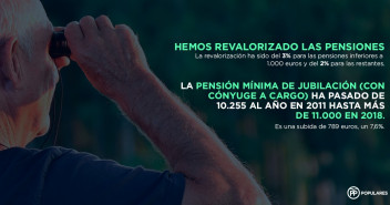 El PP ha revalorizado las pensiones 