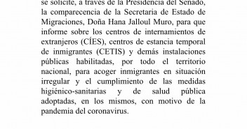 EL GRUPO PARLAMENTARIO POPULAR, a iniciativa de los Senadores por Melilla, Doña Sofía Acedo Reyes y Don Juan José Imbroda Ortiz
