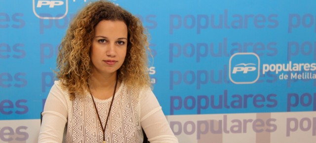 Isabel Moreno. Secretaria regional de Nuevas Generaciones del Partido Popular de Melilla.