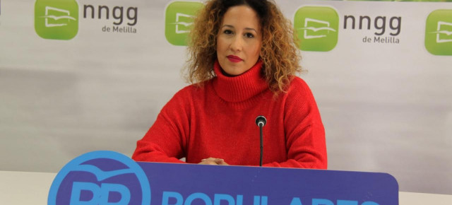 Bárbara Espuche, presidenta de la Comisión Organizadora del IX Congreso Regional de NNGG de Melilla