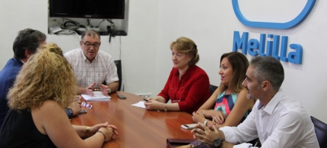 Miembros de la Comisión de Sanidad del PP de Melilla.
