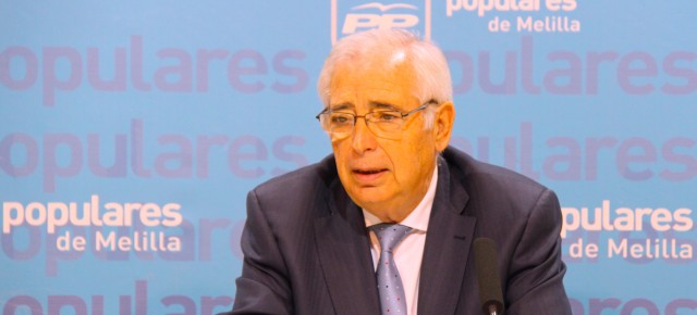 Juan José Imbroda, Presidente Regional del PP de Melilla y de la Ciudad Autónoma. 