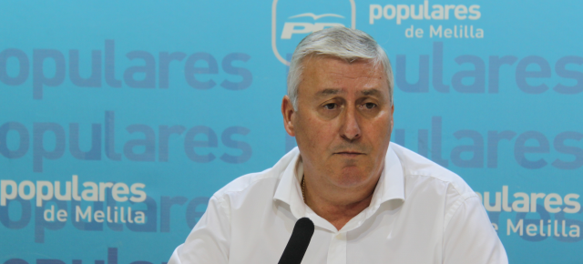 Daniel Ventura , coordinador de relaciones sectoriales del PP de Melilla y consejero de Bienestar Social