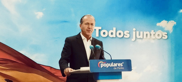 Miguel Marín, secretario general del PP de Melilla y portavoz del Grupo Popular en la Asamblea. 