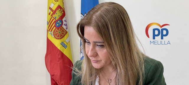 Sofía Acedo, senadora del PP por Melilla. 