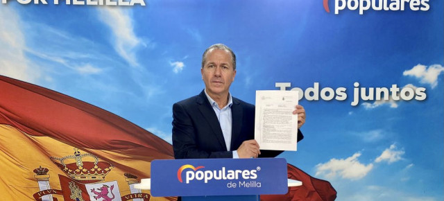 Miguel Marín, secretario regional del PP de Melilla y Portavoz del Grupo Popular en la Asamblea. 