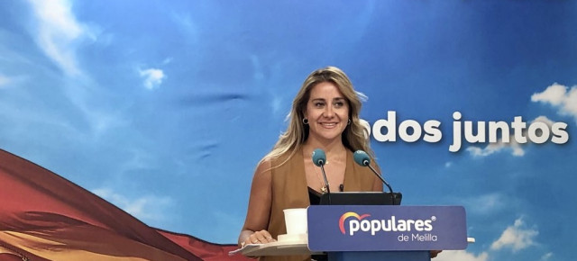 Sofía Acedo, senadora del PP por Melilla. 