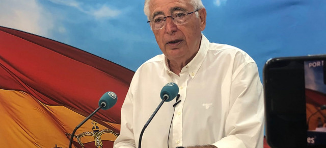 Juan José Imbroda, presidente regional del PP de Melilla y senador. 