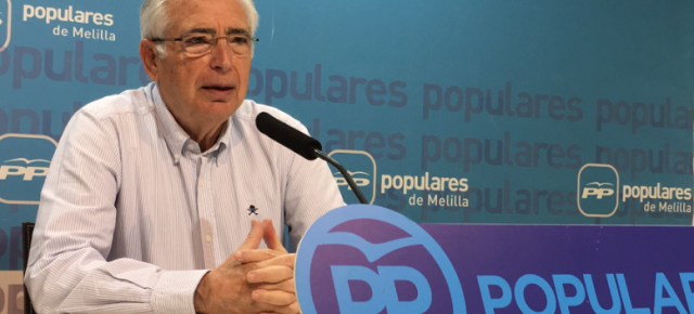 Juan José Imbroda, Presidente Regional del PP de Melilla. 