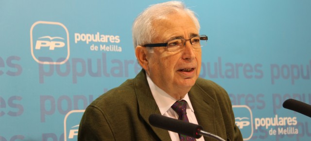 Juan José Imbroda. Presidente Regional del PP de Melilla.