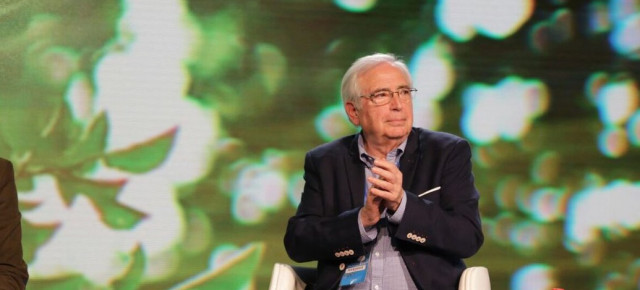 Juan José Imbroda, presidente regional del PP de Melilla en Debates Populares, durante la Convención Nacional que el PP celebra en Sevilla.