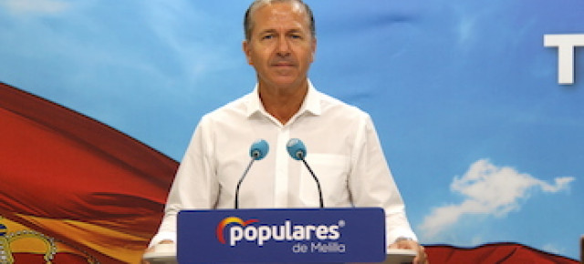 Juan José Imbroda presidente regional del PP de Melilla. 