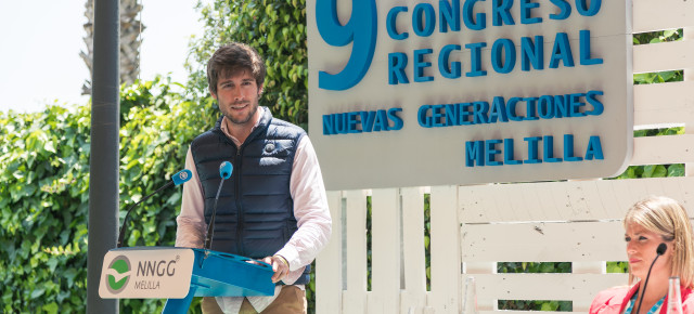 Juan Carlos Caballero, coordinador nacional de Nuevas Generaciones. 