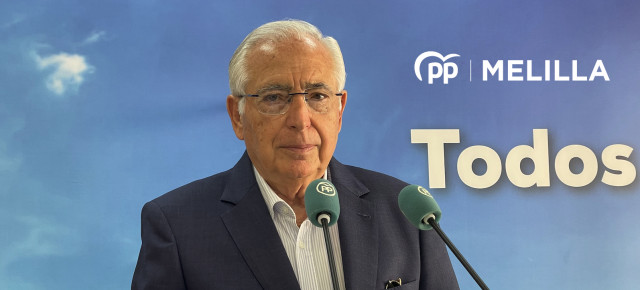 Juan José Imbroda, presidente regional del PP de Melilla. 