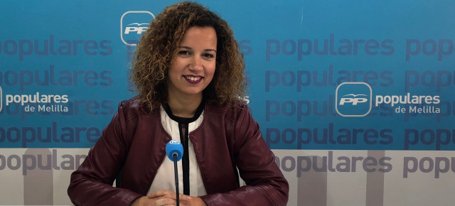 Isabel Moreno, secretaria de NNGG de Melilla y viceconsejera de Mujer y Juventud. 
