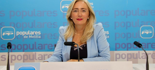 Mª Carmen Dueñas, Senadora y Secretaria Regional del PP de Melilla.