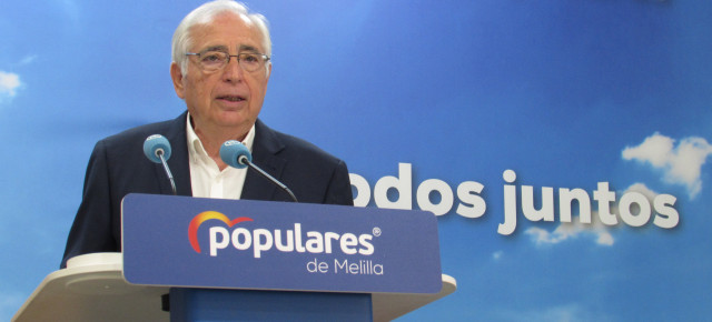 Juan José Imbroda, presidente regional del PP de Melilla y Senador. 