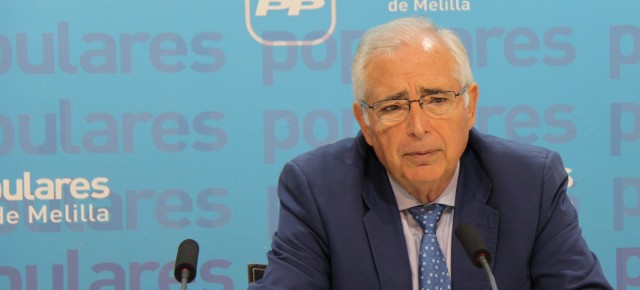 Juan José Imbroda, Presidente Regional del PP de Melilla.