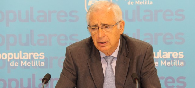 Juan José Imbroda, Presidente Regional del PP de Melilla.