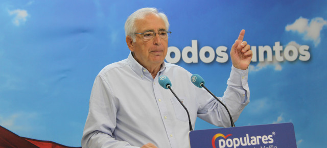 Juan José imbroda, presidente regional del PP de Melilla. 