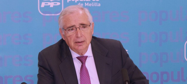 Juan José Imbroda, Presidente Regional del PP de Melilla.