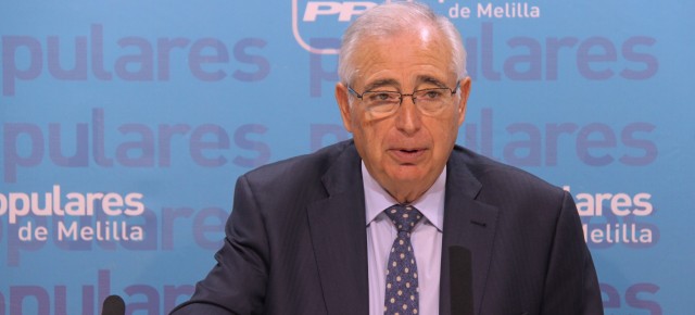 Juan José Imbroda. Presidente Regional del PP de Melilla.