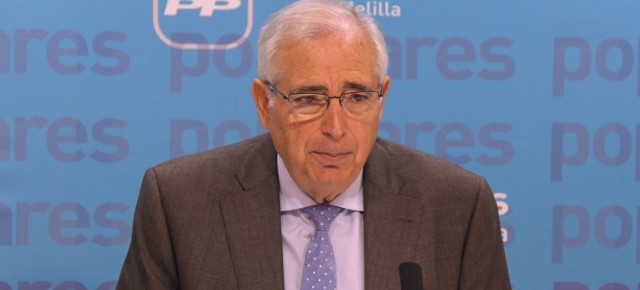 Juan José Imbroda. Presidente Regional del PP de Melilla.