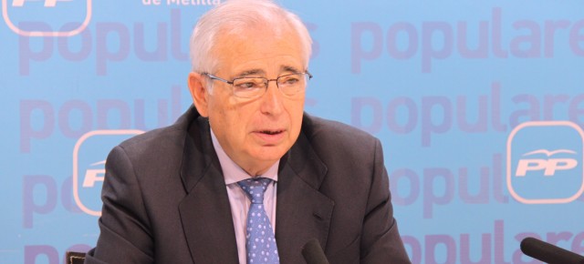 Juan José Imbroda. Presidente Regional del PP de Melilla.