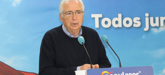 Juan José Imbroda, presidente regional del PP de Melilla y senador. 