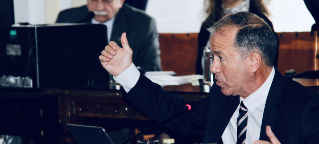 Miguel Marín en el Pleno de Debate sobre el Estado de la Ciudad. 