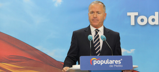 Miguel Marín, secretario general del PP de Melilla y portavoz del Grupo Popular en la Asamblea. 