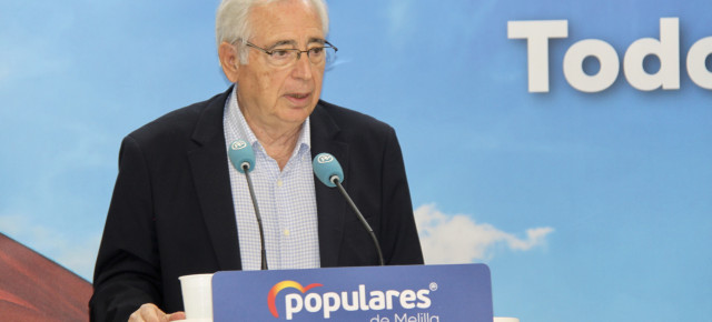 Juan José Imbroda, presidente regional del PP de Melilla y Senador. 