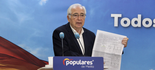 Juan José Imbroda, presidente regional del PP de Melilla y Senador. 