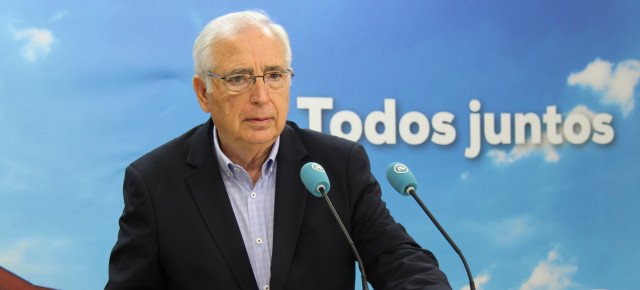 Juan José Imbroda, presidente regional del PP de Melilla y Senador. 