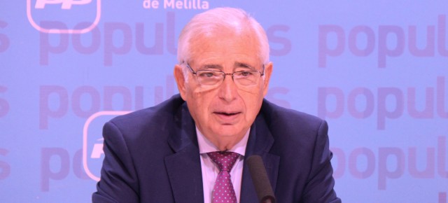 Juan José Imbroda, Presidente Regional del PP de Melilla. 