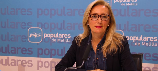 Mª del Carmen Dueñas, Diputada y Secretaria Regional del PP de Melilla. 