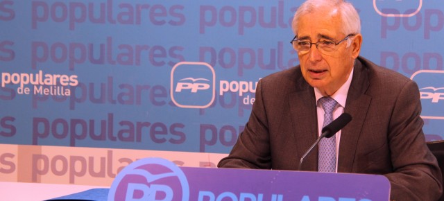 Juan José imbroda, Presidente Regional del PP de Melilla. 