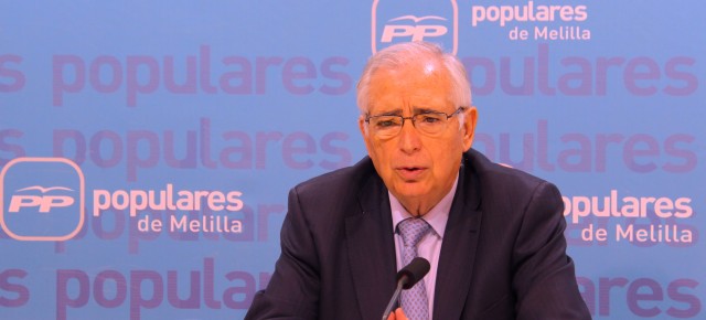 Juan José imbroda, Presidente Regional del PP de Melilla. 