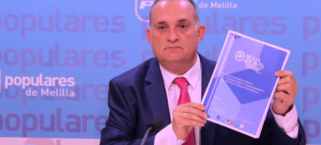 Javier Lence, Vicesecretario Regional del PP de Melilla. 