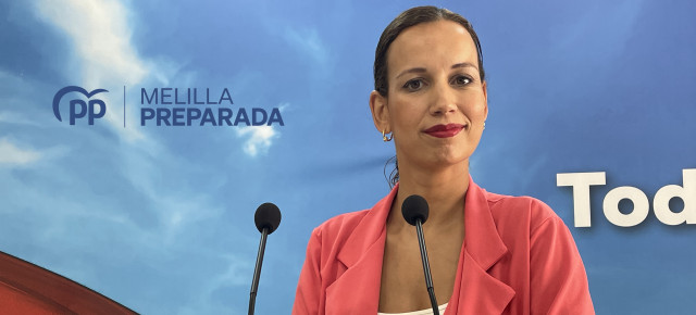 Isabel Moreno, candidata del PP de Melilla al Senado. 