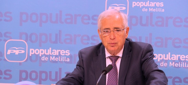 Juan José Imbroda, Presidente Regional del PP de Melilla. 