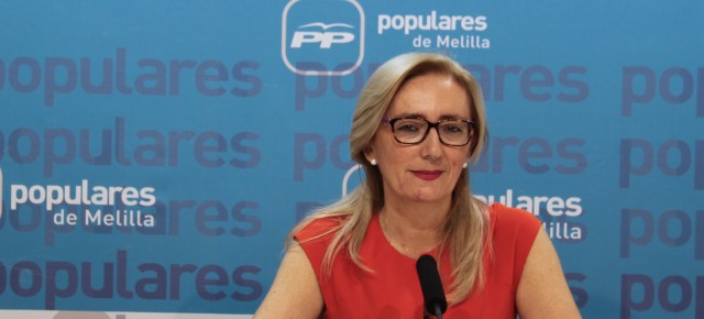 Mª del Carmen Dueñas, Diputada del Partido Popular de Melilla y Portavoz del Grupo Parlamentario Popular en el Congreso