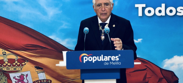 Juan José Imbroda, presidente del PP de Melilla y Senador. 